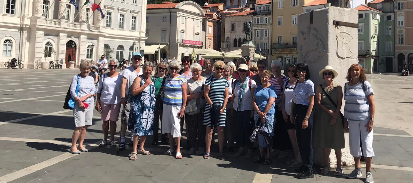 Lake Bled Group of Travellers