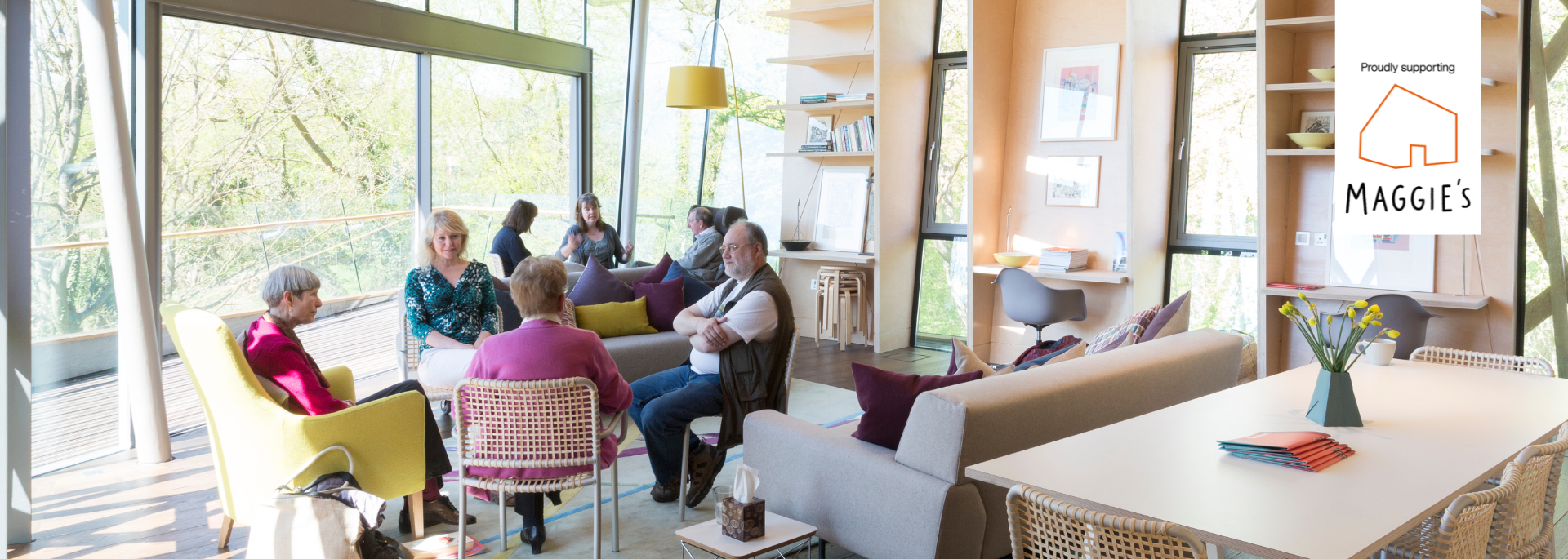 Group of Guests Meeting