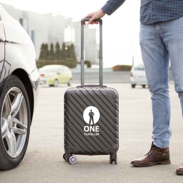 One Traveller Branded Suitcase